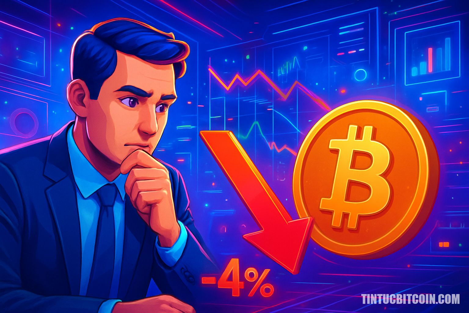 Nhà đầu tư nhìn cú giảm 4% của Bitcoin: có thể là tín hiệu ngược