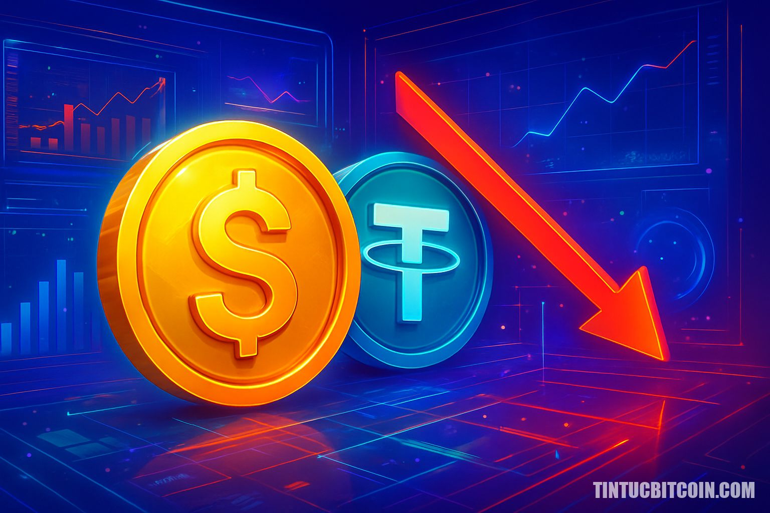 Thị trường stablecoin mở rộng, USDT suy yếu báo hiệu thận trọng