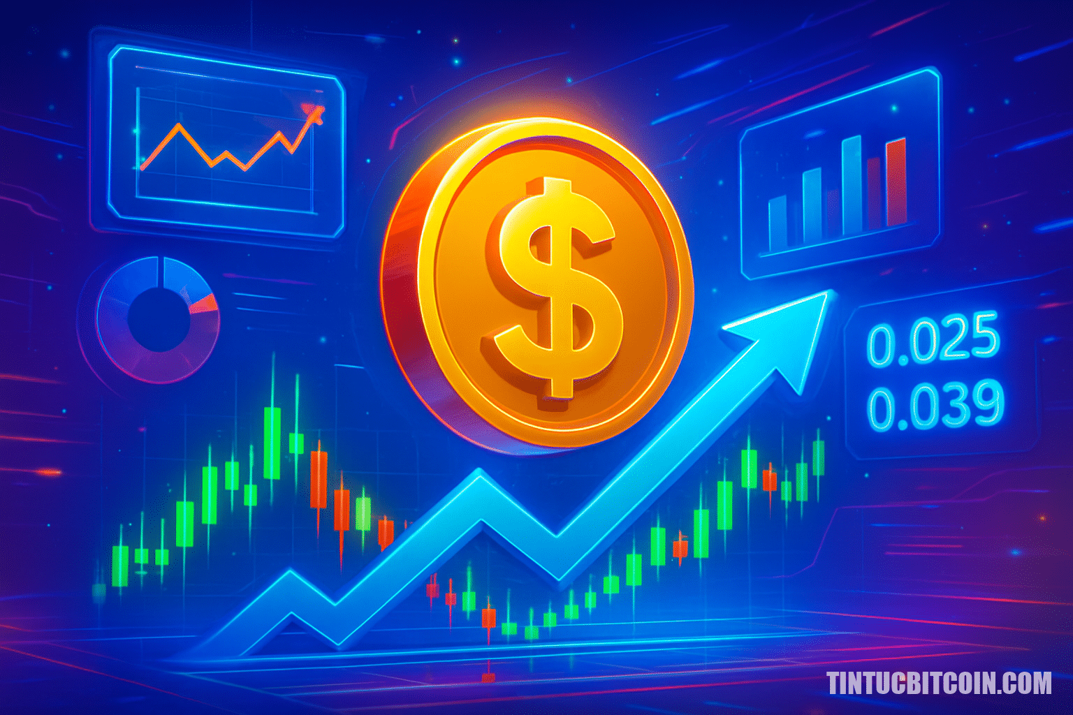 Stable kiểm tra hỗ trợ 0,025 USD, có lên 0,039 USD?