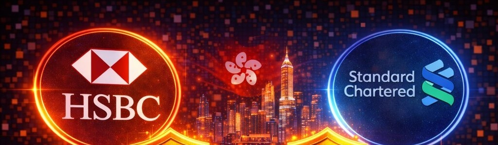 HSBC and a Standard Chartered-led venture are expected among the first stablecoin licensees, putting note-issuing banks at the center of Hong Kong’s rollout.