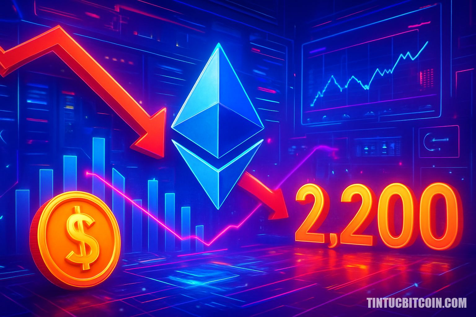 Ethereum ghi nhận 38 triệu USD thanh lý short: ETH có về 2.200 USD?