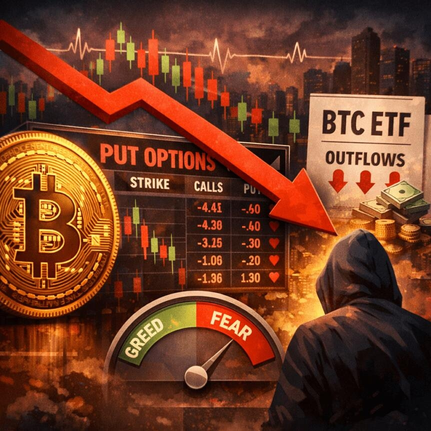 Bitcoin Options Signal Fear Amid Subdued Btc Etf Outflows