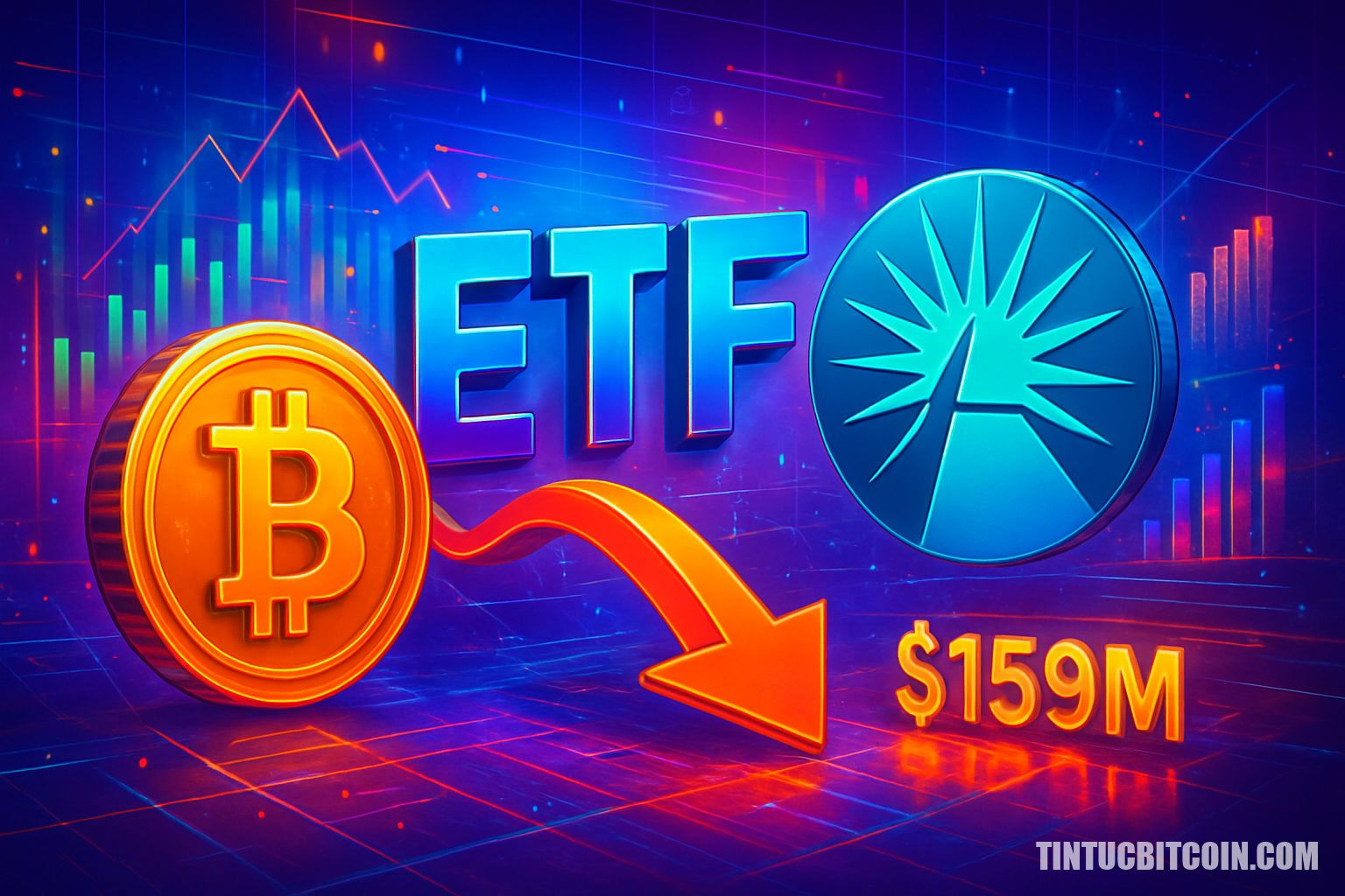 ETF Bitcoin spot ghi nhận rút ròng 159 triệu USD, Fidelity dẫn đầu