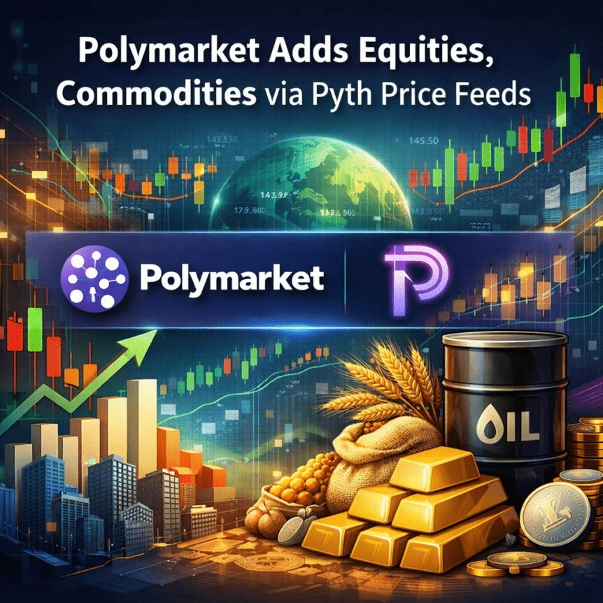 Polymarket Adds Equities, Commodities Via Pyth Price Feeds