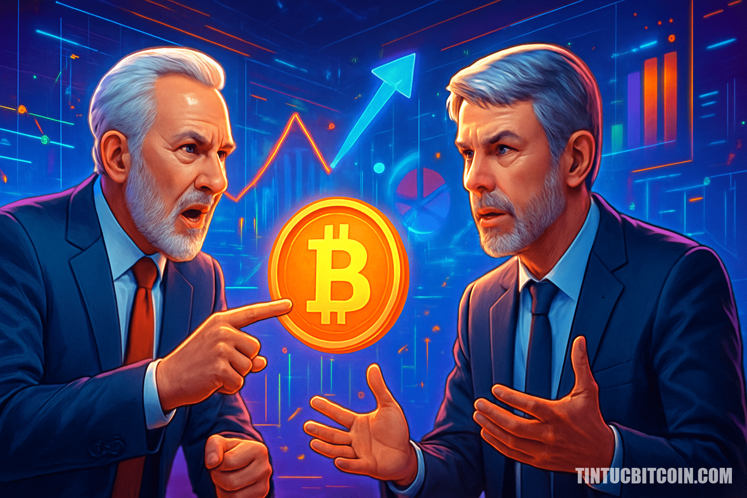 Peter Schiff công kích Bitcoin và Michael Saylor của Strategy