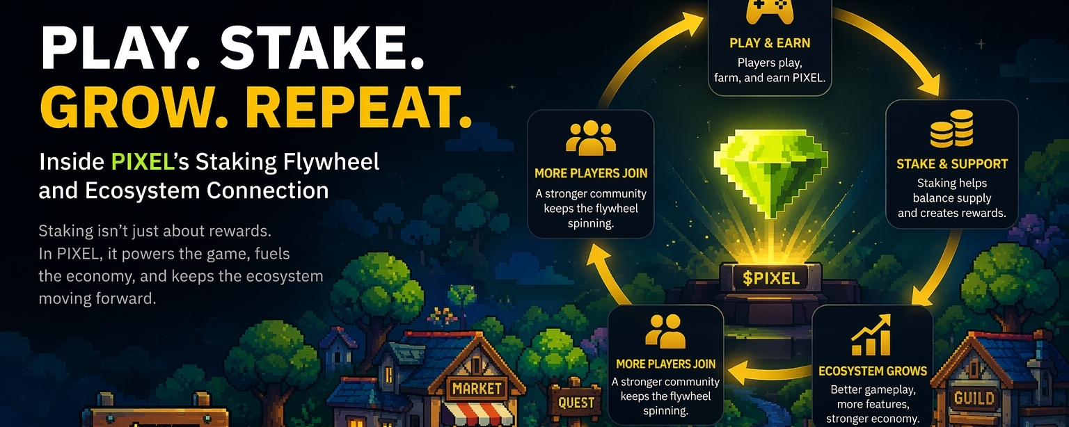 How PIXEL’s Staking Mechanism Fuels Its Entire Ecosystem Flywheel ...
