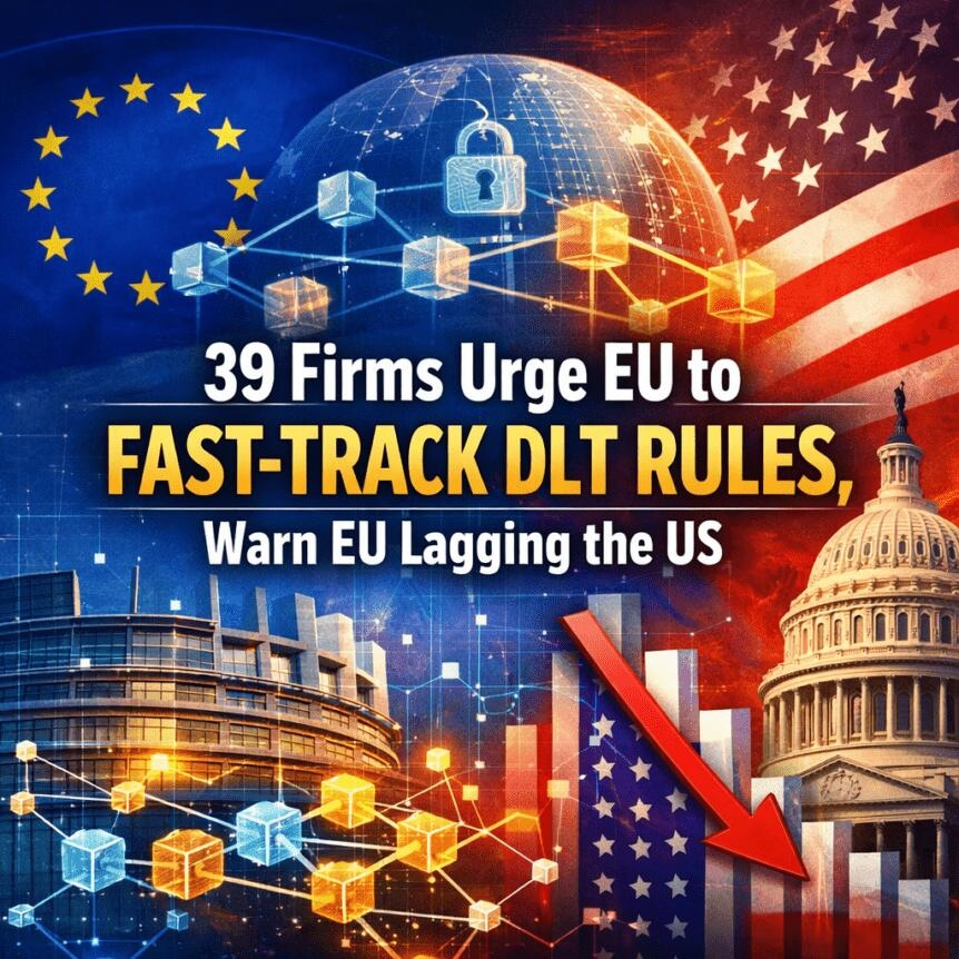 39 Firms Urge Eu To Fast-Track Dlt Rules, Warn Eu Lagging The Us