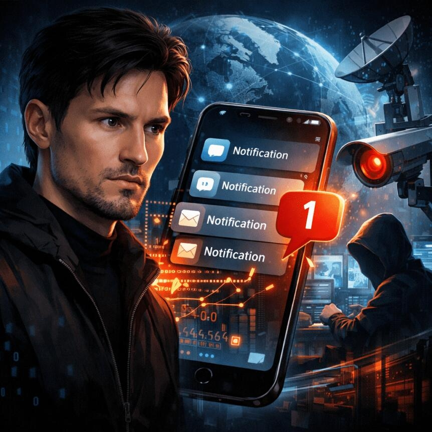 Durov Warns Messaging Push Notifications Pose A Privacy Risk