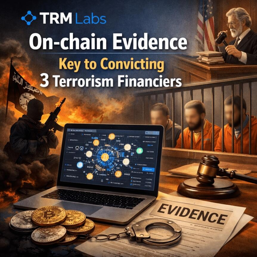 Trm Labs On-Chain Evidence Key To Convicting 3 Terrorism Financiers