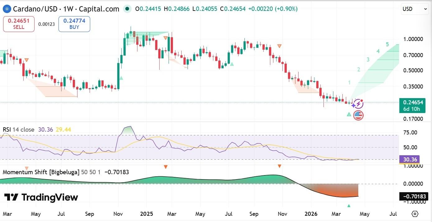 ADA RSI & Momentum shift