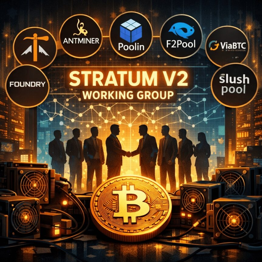 Seven Major Bitcoin Mining Pools Back Stratum V2, Form Working Group
