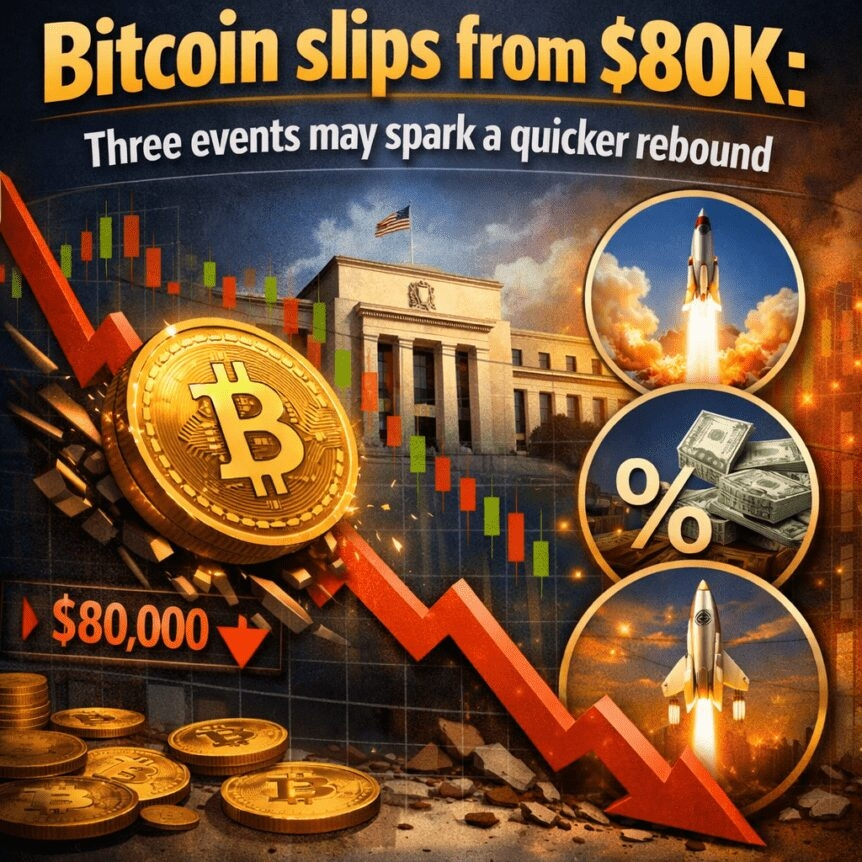Bitcoin Slips From $80k; Three Events May Spark A Quicker Rebound