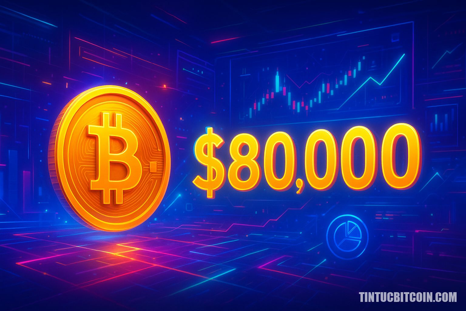Bitcoin giữ 80.000 USD dù mạng lưới hoạt động thấp