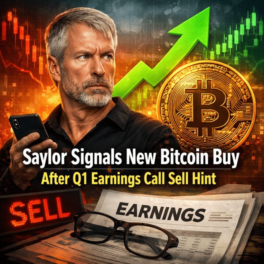 Saylor Signals New Bitcoin Buy After Q1 Earnings Call Sell Hint