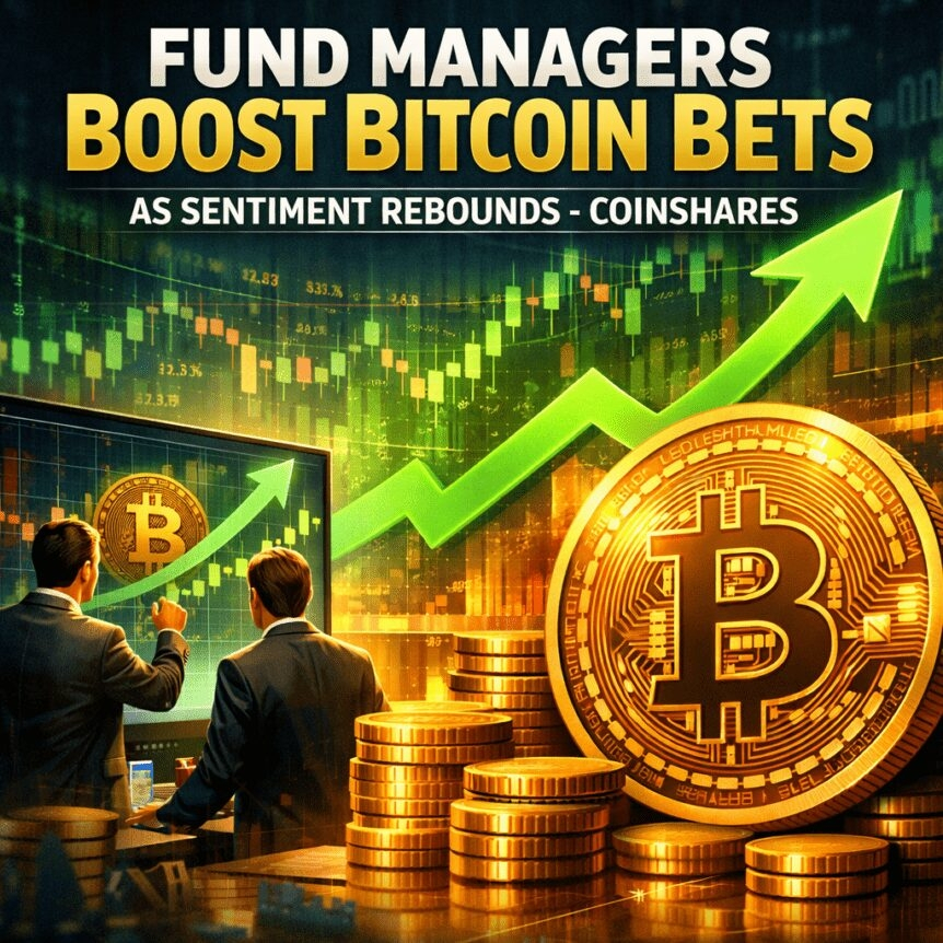 Fund Managers Boost Bitcoin Bets As Sentiment Rebounds - Coinshares