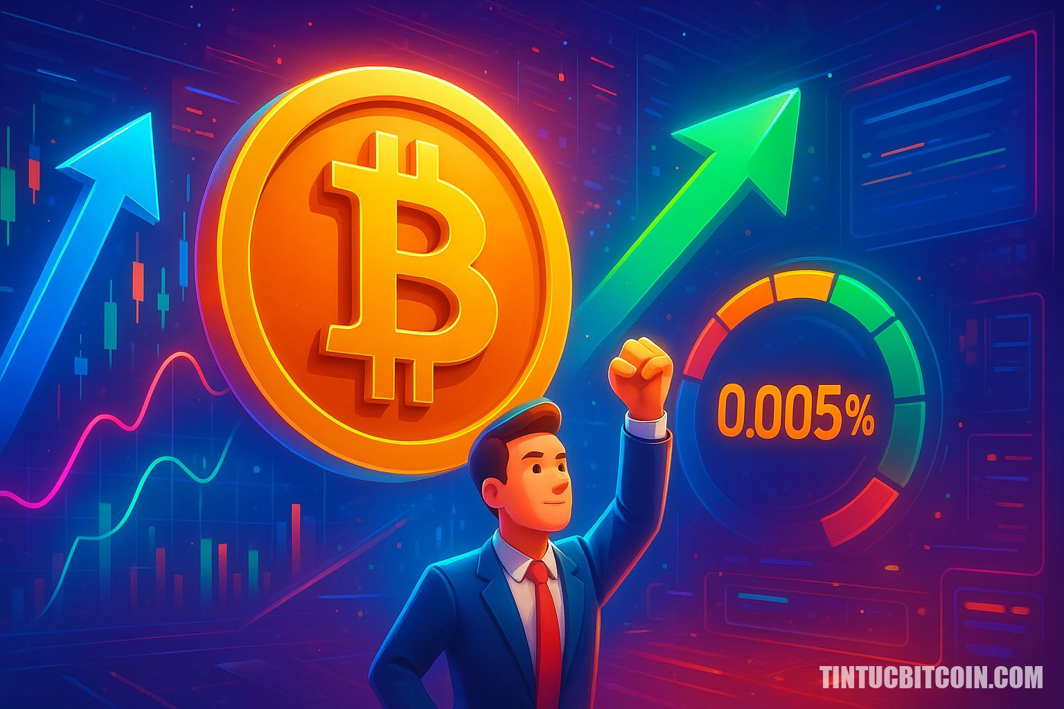 Funding Rate BTC chạm 0,005%: Điều gì cho thấy phe mua đang chiếm ưu thế?