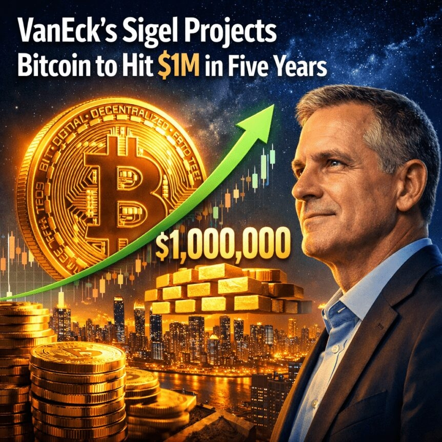 Vaneck’s Sigel Projects Bitcoin To Hit $1m In Five Years