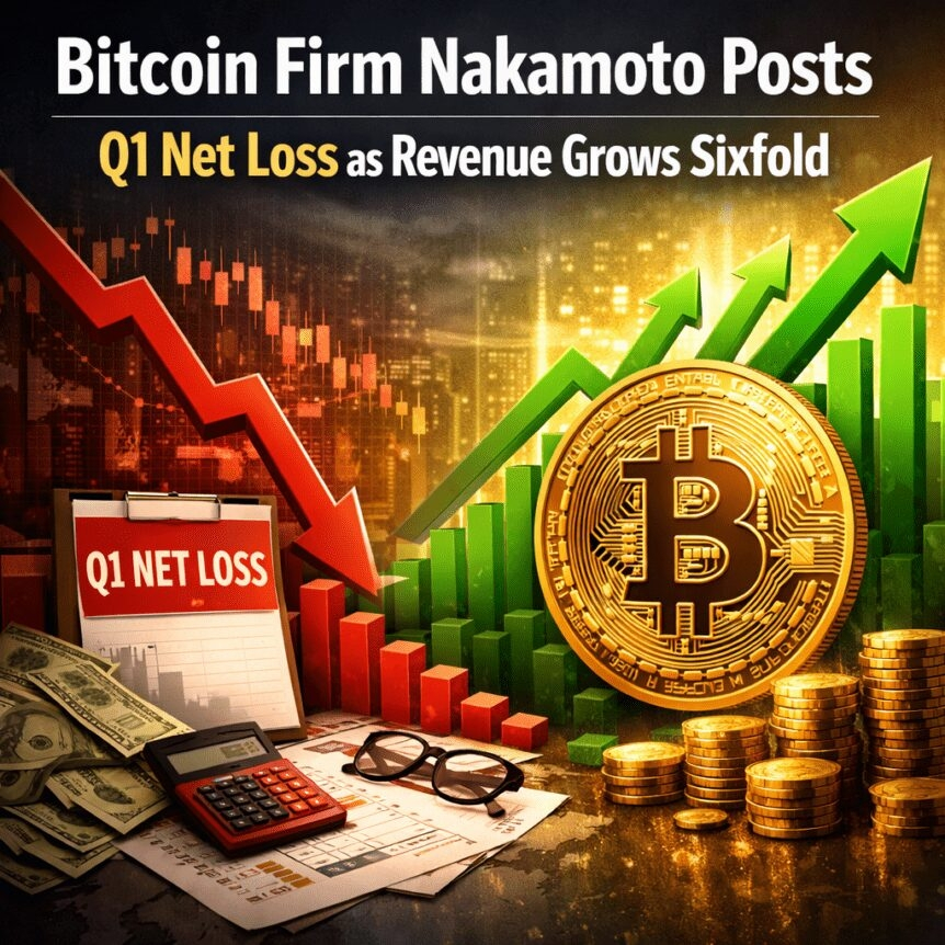 Bitcoin Firm Nakamoto Posts Q1 Net Loss As Revenue Grows Sixfold