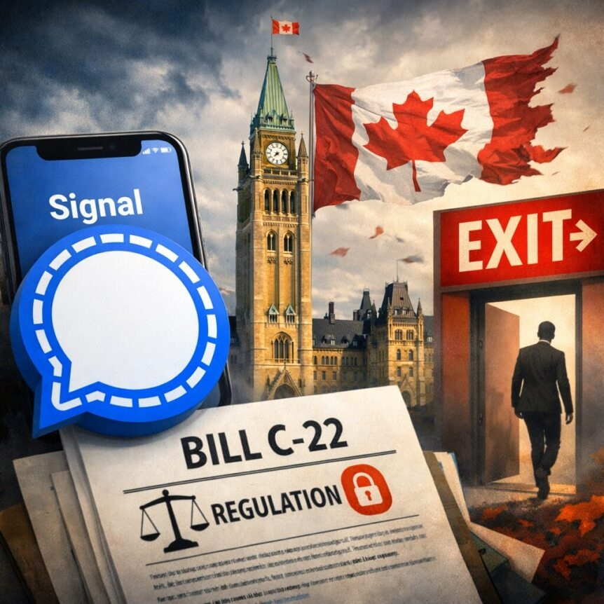 Signal Hints At Canadian Market Exit Over Bill C 22 Compliance