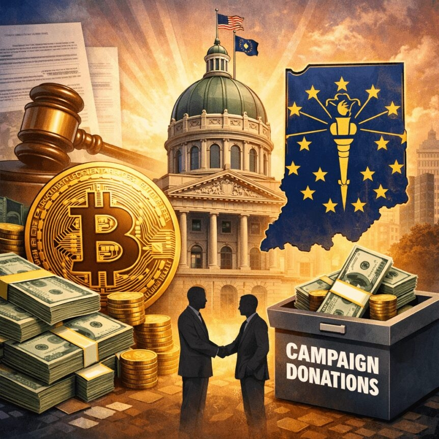 Crypto Pac's $500k Indiana Donation Tests Campaign Finance Rules