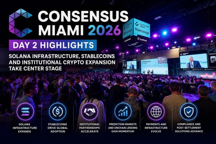 Consensus Miami Day 2 Highlights: Solana Infrastructure, Stablecoins And Institutional Crypto Expansion Take Center Stage