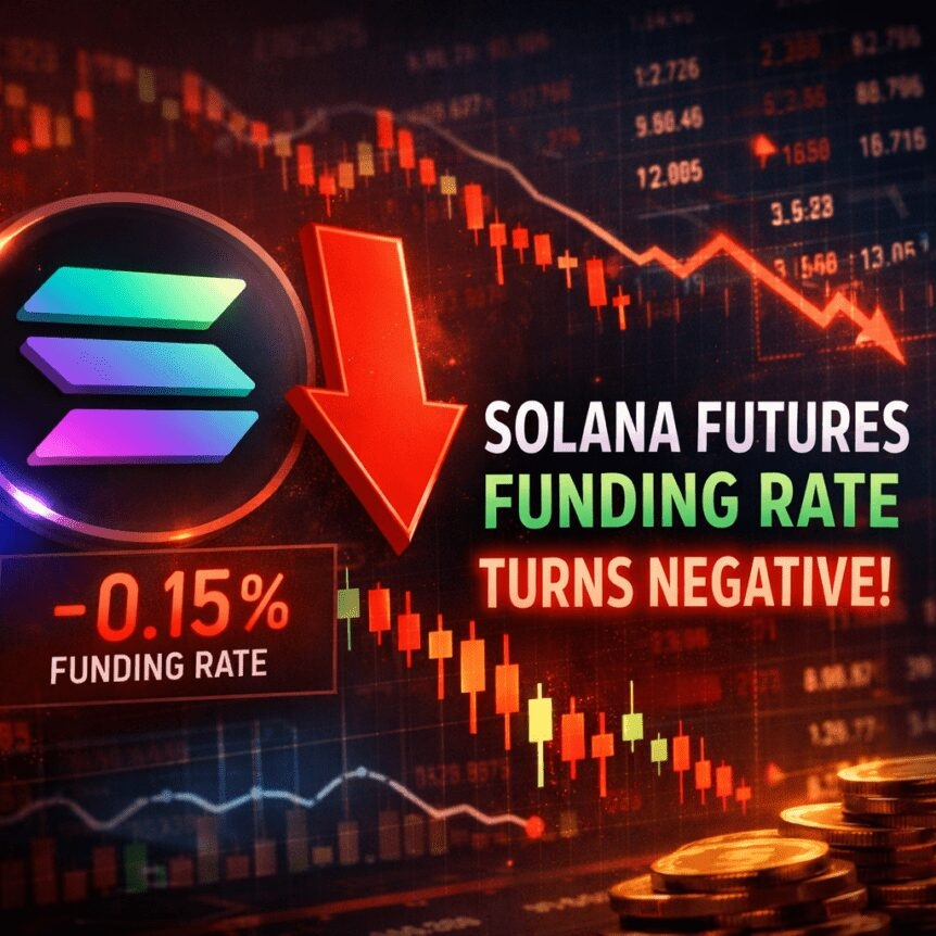 Solana Futures Funding Rate Turns Negative, Signaling Market Shift