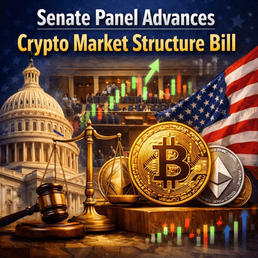 Senate Panel Advances Crypto Market Structure Bill