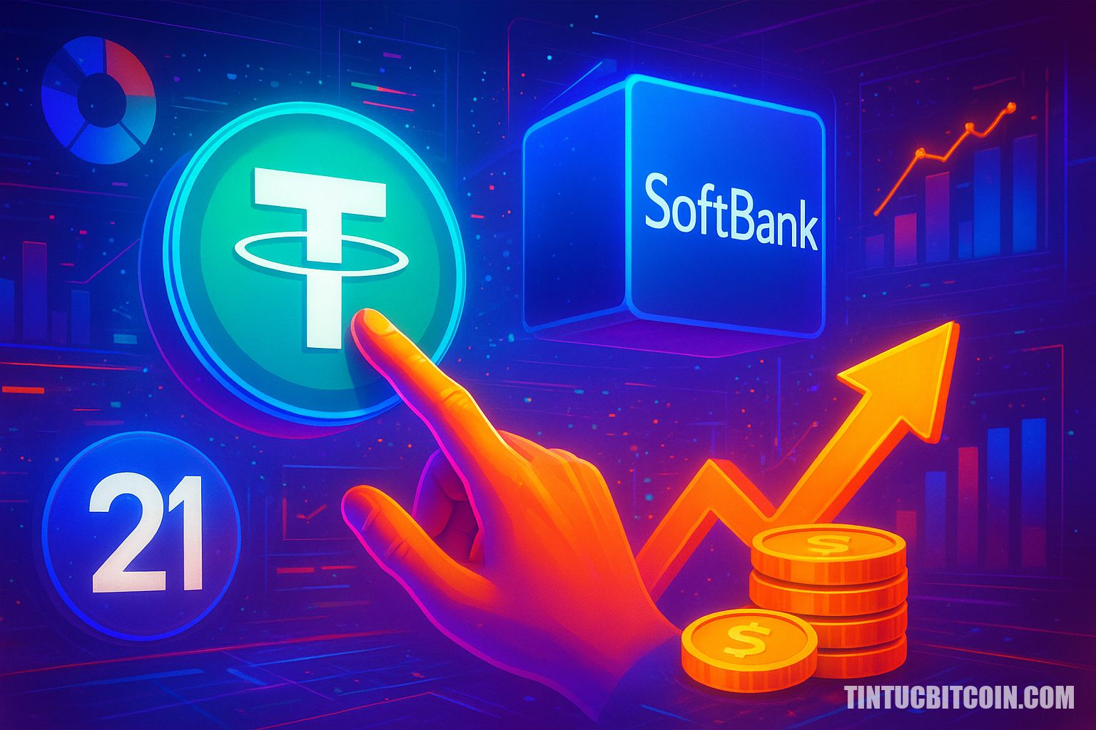 Tether mua lại toàn bộ cổ phần SoftBank tại Twenty One Capital