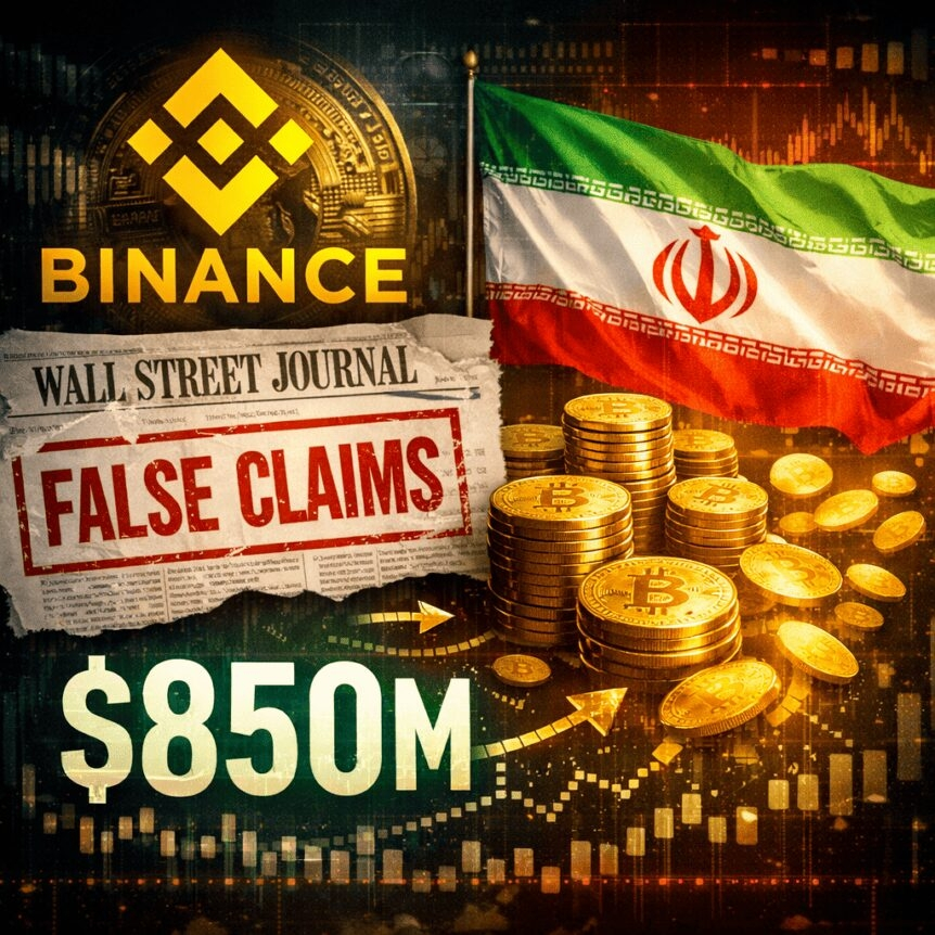Binance Refutes Wsj Claim Of $850m Iran-Linked Crypto Flows