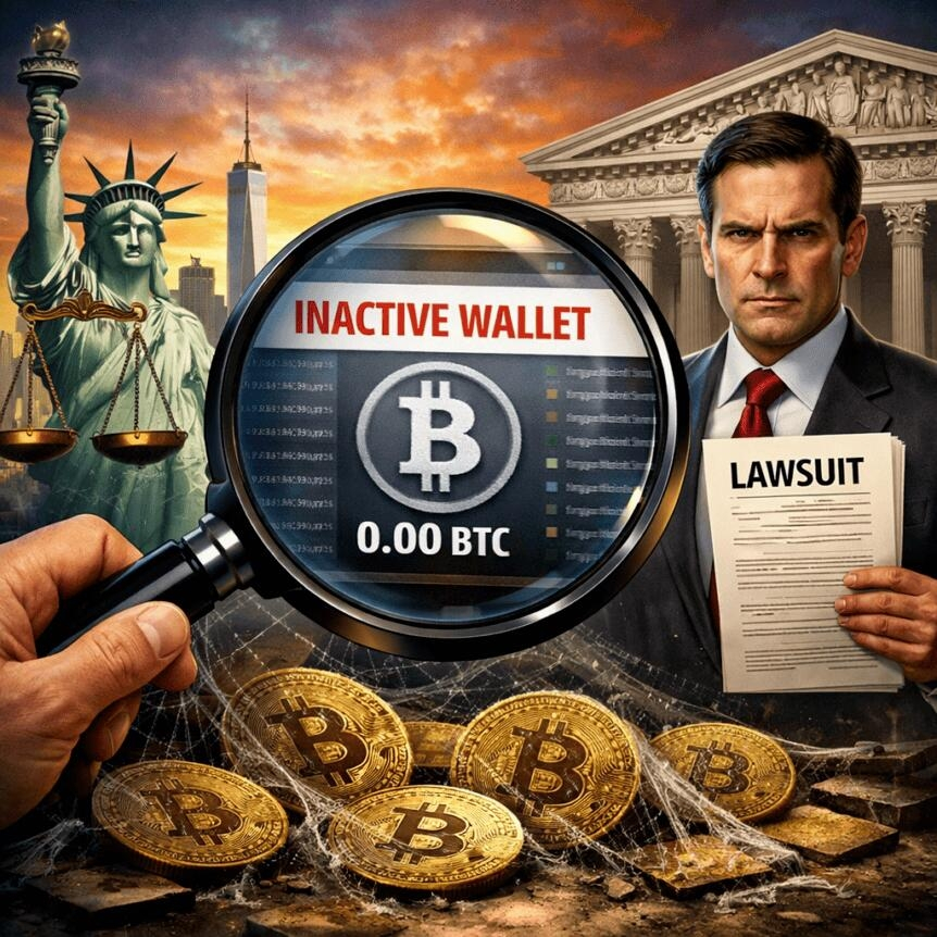 New York Suit Seeks 39,069 Idle Bitcoin Wallets, Tests Escheat Law