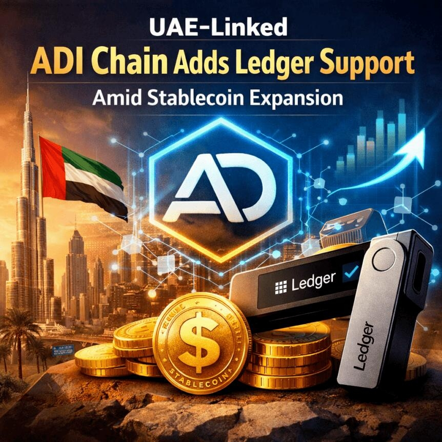 Uae-Linked Adi Chain Adds Ledger Support Amid Stablecoin Expansion