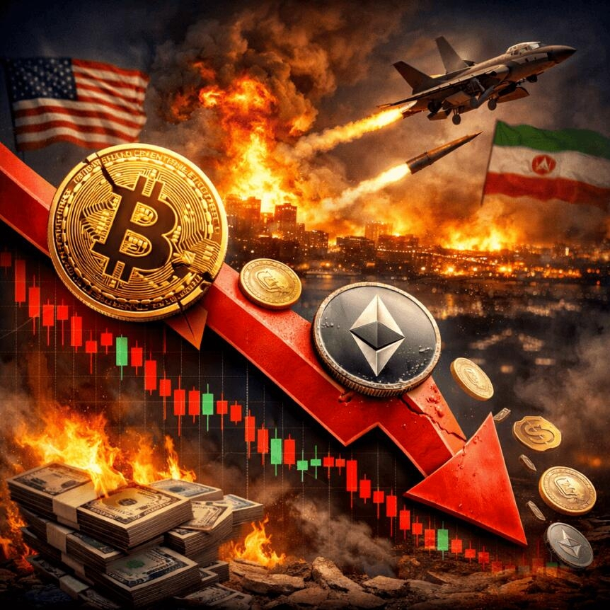 Crypto Market Cap Falls $80b After U.s.-Iran Strikes