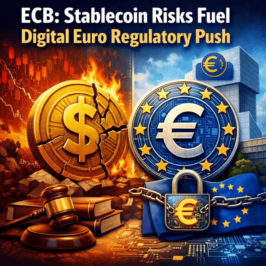 Ecb: Stablecoin Risks Fuel Digital Euro Regulatory Push