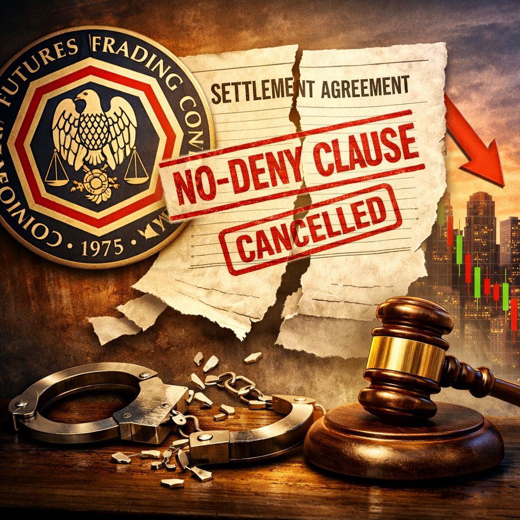 Cftc Scraps No-Deny Clause In Settlements, Signals Enforcement Shift