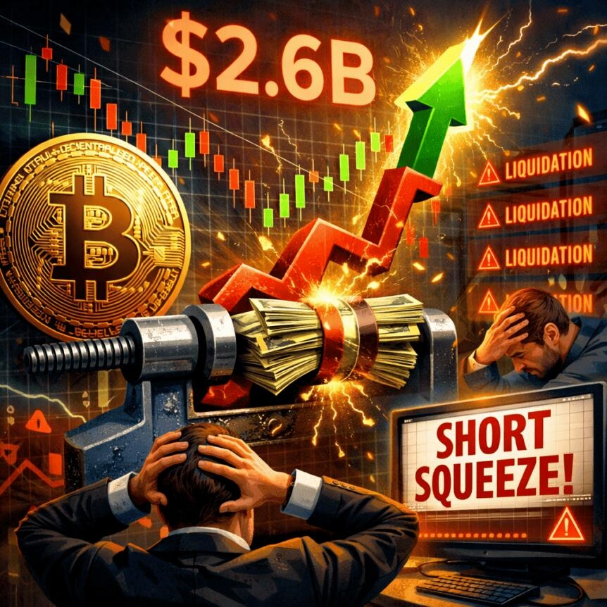Btc Funding-Rate Slide Traps $2.6b Shorts, Raises Squeeze Risk
