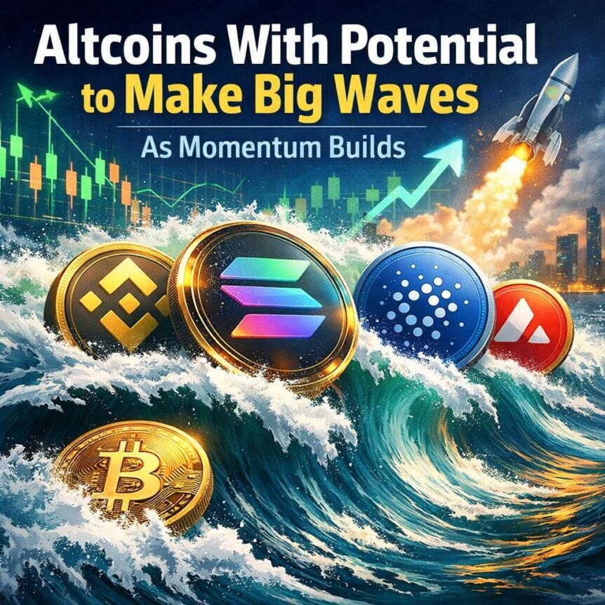 Altcoins With Potential To Make Big Waves As Momentum Builds