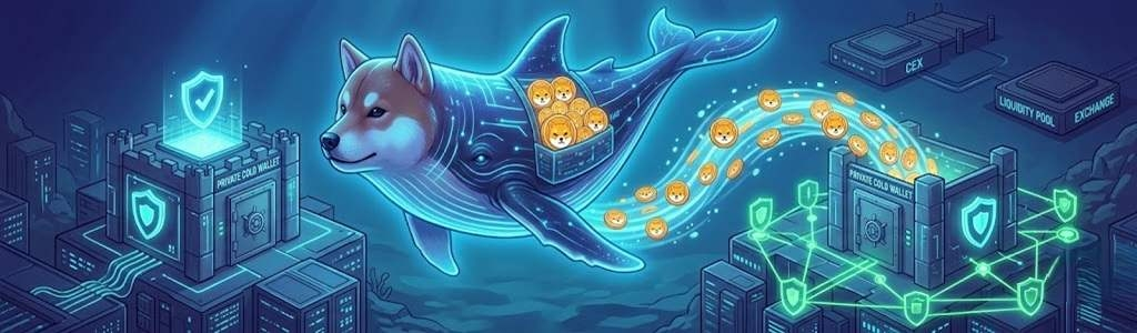 CryptoQuant reported that Shiba Inu whales withdrew a net total of 266 billion SHIB from exchanges.