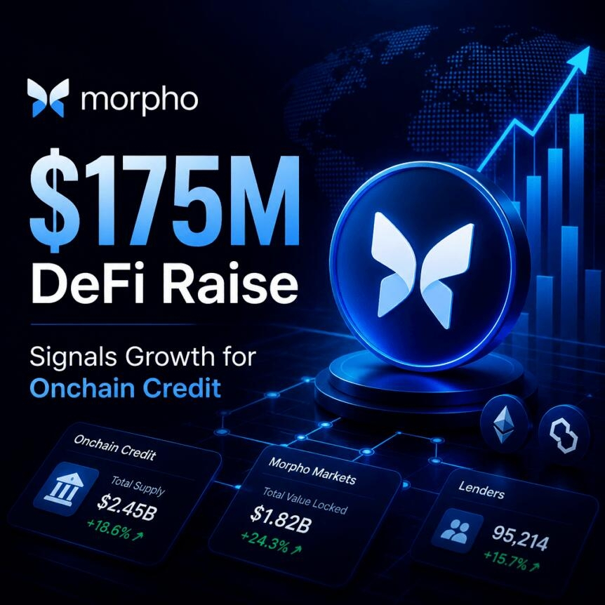 Morpho’s $175m Defi Raise Signals Growth For Onchain Credit