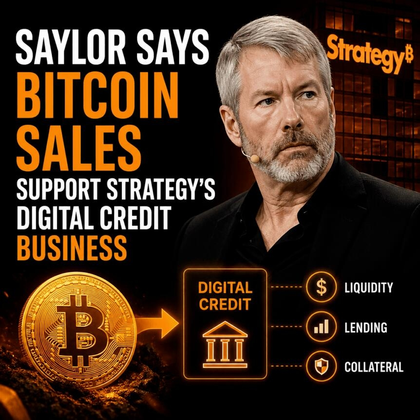 Saylor Says Bitcoin Sales Support Strategy’s Digital Credit Business