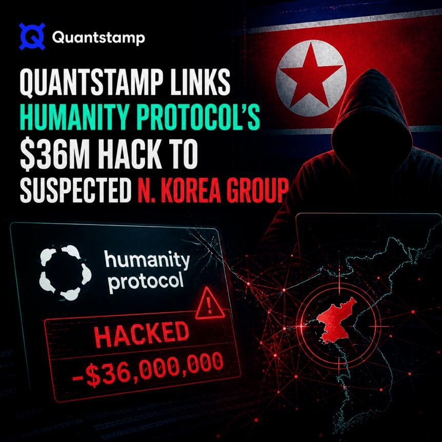 Quantstamp Links Humanity Protocol’s $36m Hack To Suspected N. Korea Group