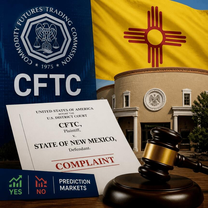 Cftc Sues New Mexico Over Prediction Market Regulatory Authority