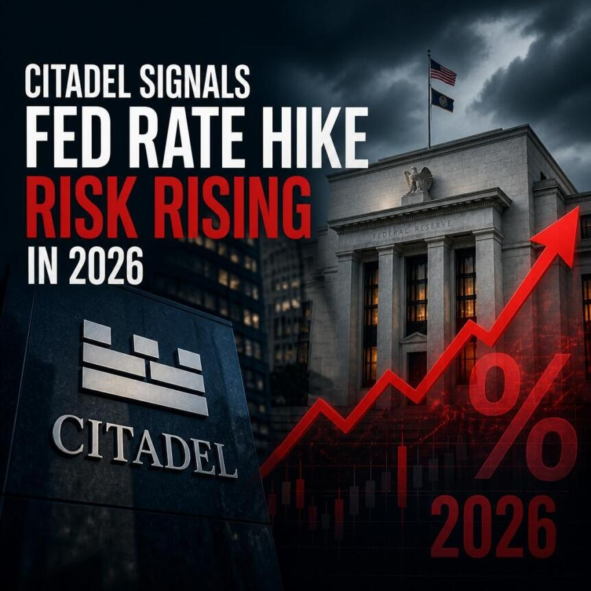 Citadel Signals Fed Rate Hike Risk Rising In 2026