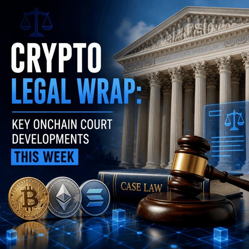 Crypto Legal Wrap: Key Onchain Court Developments This Week