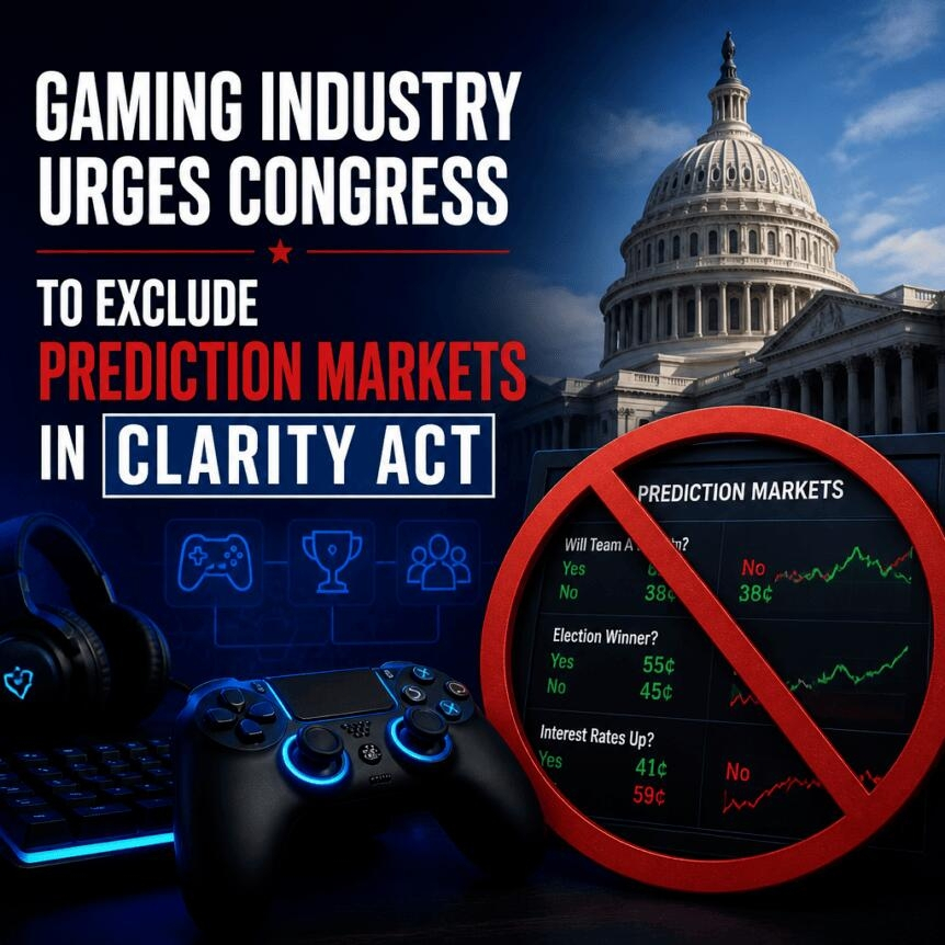 Gaming Industry Urges Congress To Exclude Prediction Markets In Clarity Act