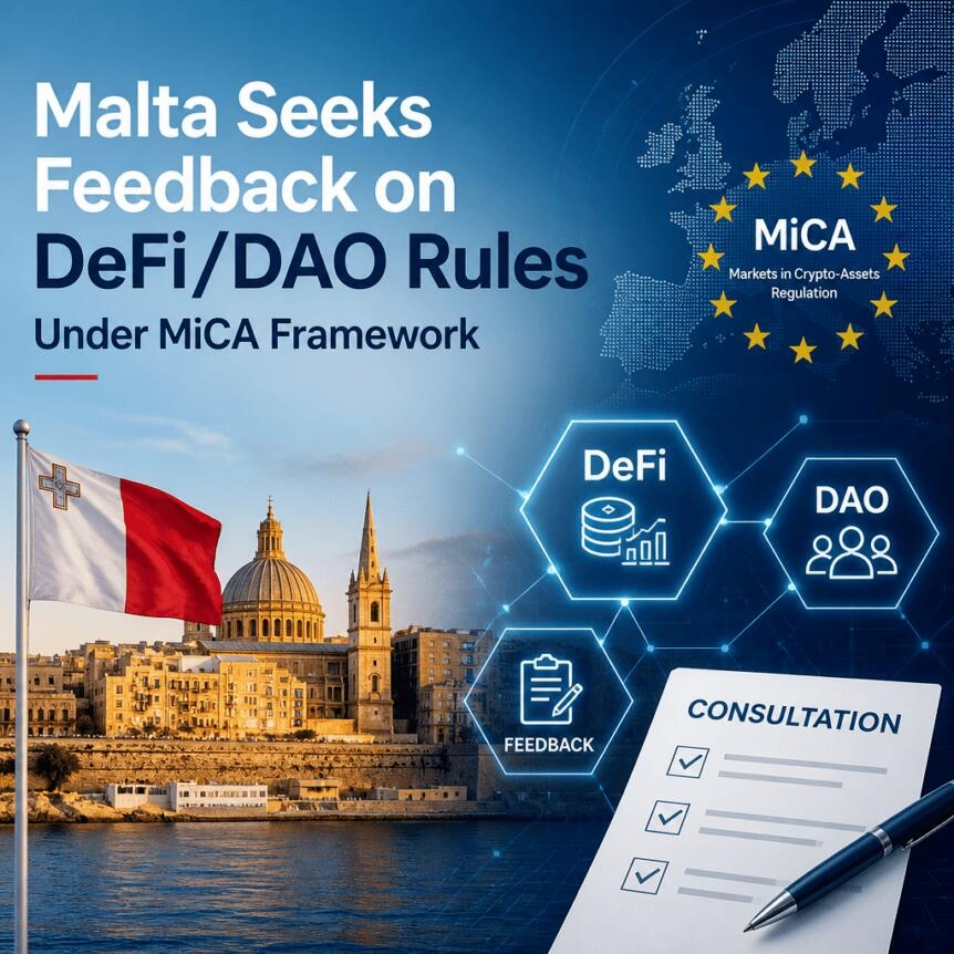 Malta Seeks Feedback On Defi/dao Rules Under Mica Framework