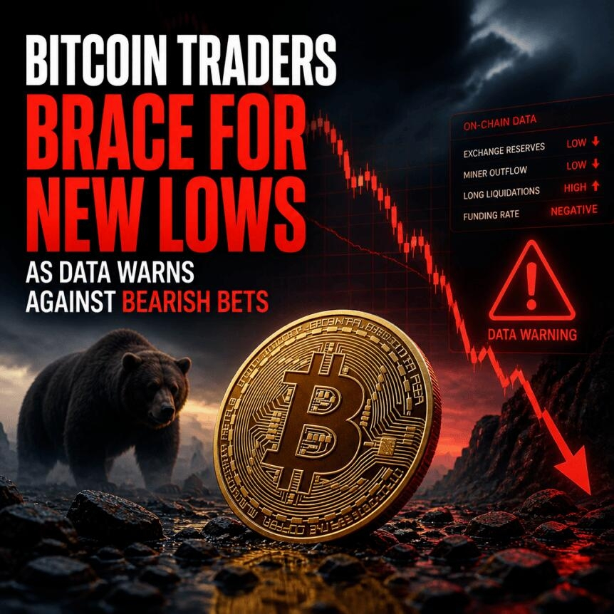 Bitcoin Traders Brace For New Lows As Data Warns Against Bearish Bets