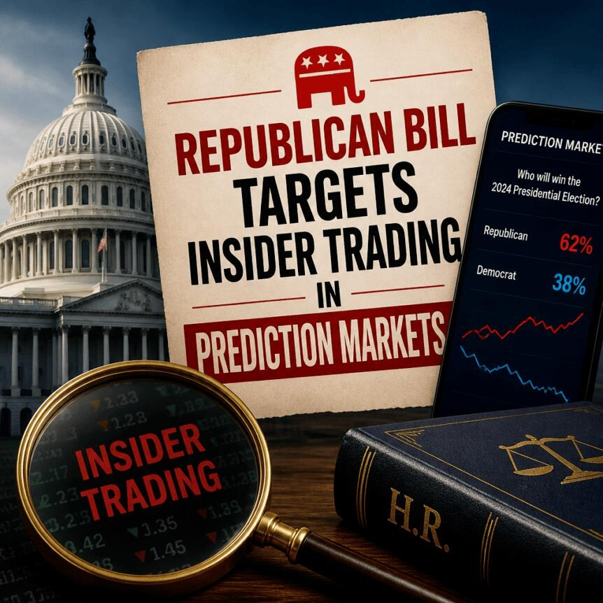 Republican Bill Targets Insider Trading In Prediction Markets