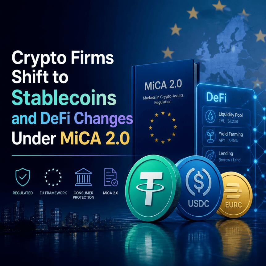 Crypto Firms Shift To Stablecoins And Defi Changes Under Mica 2.0
