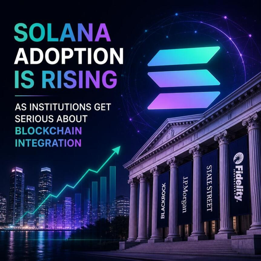 Solana Adoption Is Rising As Institutions Get Serious About Blockchain Integrati