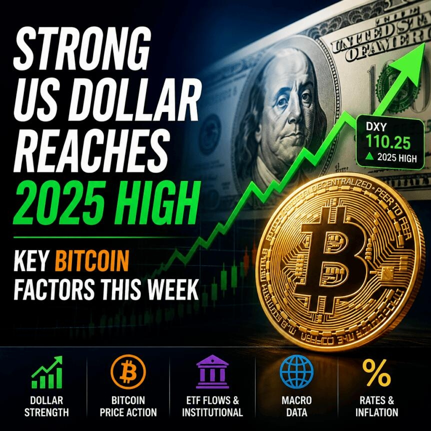 Strong Us Dollar Reaches 2025 High; Key Bitcoin Factors This Week